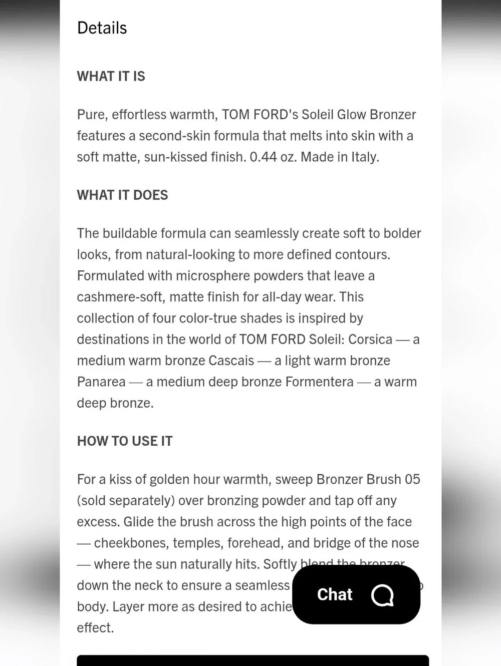Tom Ford Soleil Glow Bronzer - 02 TERRA